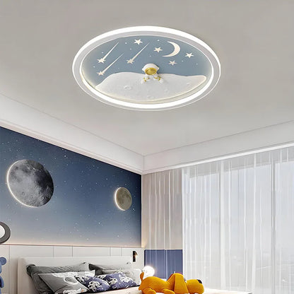 Nordic Modern LED Ceiling Light Living Room Bedroom Dining Table CCT Metal Surface Mounted AC